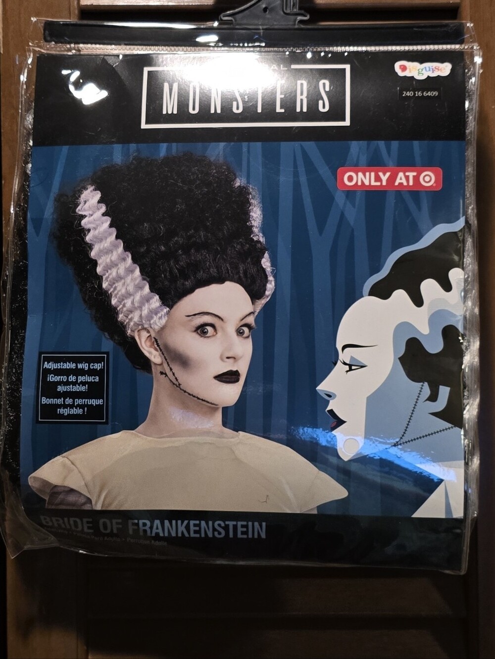 Official Universal Monsters Bride of Frankenstein Wig — NWT